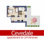 appartement Cevedale fur 2/4 personen