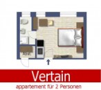 appartement Vertain für 2 personen