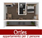 appartamento Ortles per 2 persone